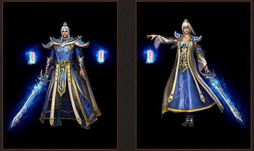 轩辕传奇中战士和道士的区别